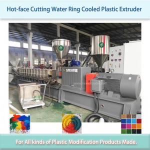 Sidefeder twinscrew plastic extruder auxiliary machine side feeding system