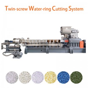 WATER-RING PELLETIZING SYSTEM TWIN SCREW PLASTIC POE EXTRUDER