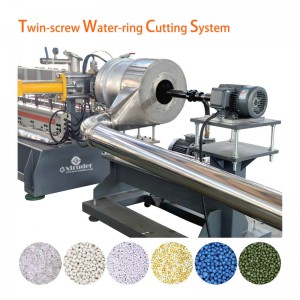 WATER-RING PELLETIZING SYSTEM TWIN SCREW PLASTIC POE EXTRUDER