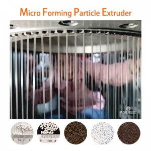 PP foaming micro-particulate granule twinscrew extruder