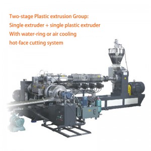 Air Cold Hot-face Cutting System Twin-screw Extruder Machine PE PP PVC add Starch Calcium Carbonate Powder Particles