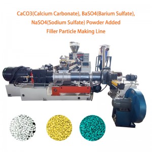 PVC cable extruder Two stage plastic polymer extruder high concentration filler and color masterbatch machine