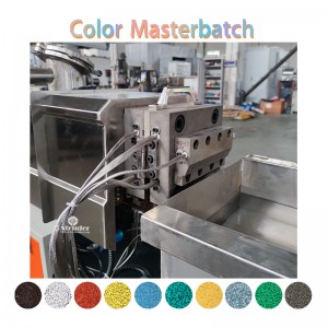 Color Masterbatch Extruder High Filling Calcium Carbonate Powder Twinscrew Plastic Extruder